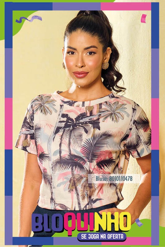 Blusa Baby Ampla  Quadrada